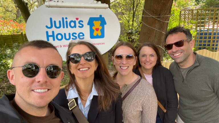 Catalyst Property Finance team visiting Julia's House children's hospice in Dorset